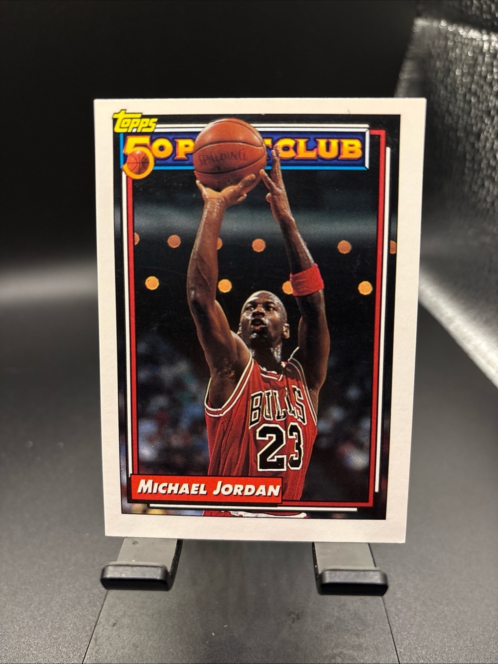 1992-93 Topps Basketball MICHAEL JORDAN 50-Point Club Card #205